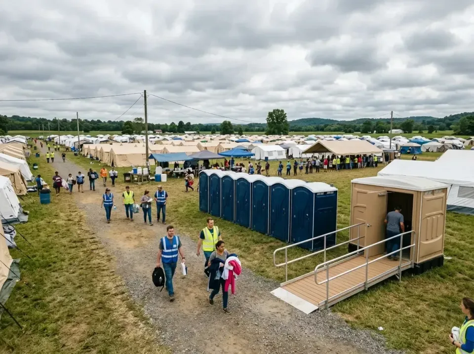 disaster-relief-camp-restrooms-010 — frequently asked questions, Dumpster & Portable Bathrooms Rental in Central City, KY